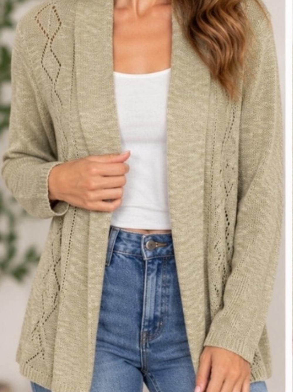 Koret Vintage Acrylic Cardigan Sweater‎